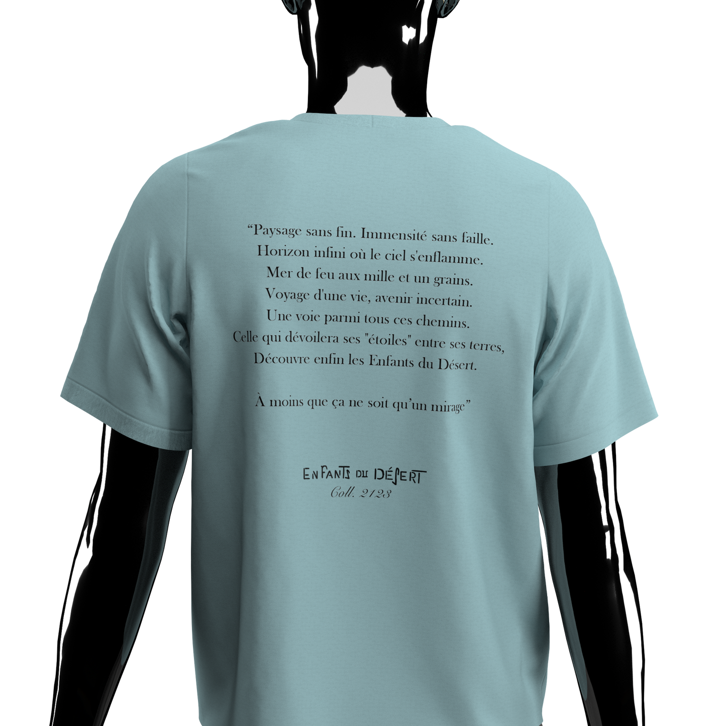T-shirt ./Poème Enfants du Désert MIRAGE