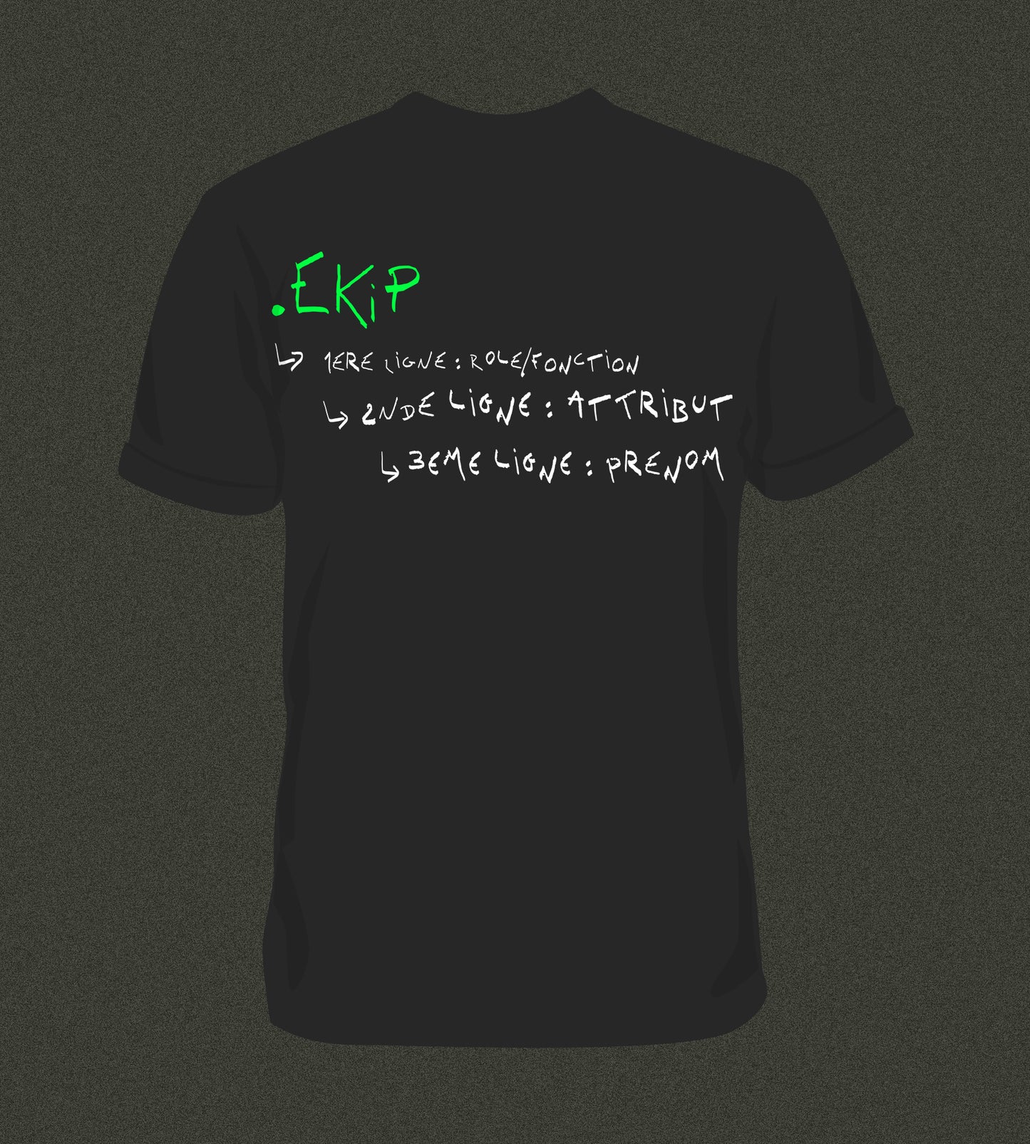 .T-shirt EKIP/Friends&FAMILY #ParNousPourNous